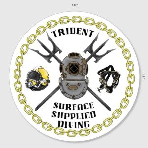 Trident Surface Supplied Diving Sticker